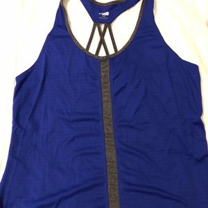 Purple and Gray Women’s Athletic Tank